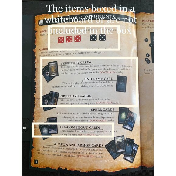 Risk The Elder Scrolls V Skyrim Board Game *READ* - Picture 5 of 16